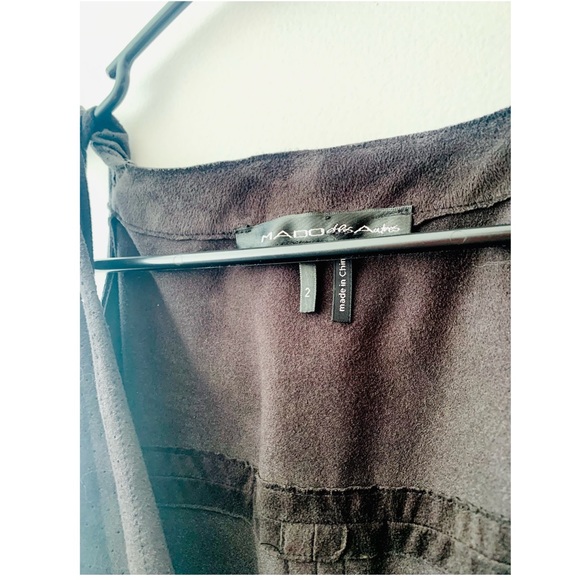 ♻️MADO et les autres black dress soft elegant low-cut flowing lovely dress♻️ - Picture 3 of 3